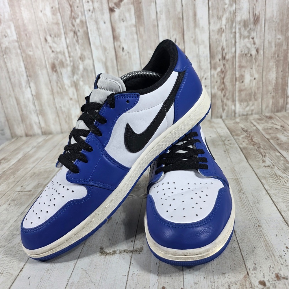 Jordan 1 Retro Low OG Game Royal White Black Mens CZ0790-140 2024 Size 11 - Picture 5 of 8